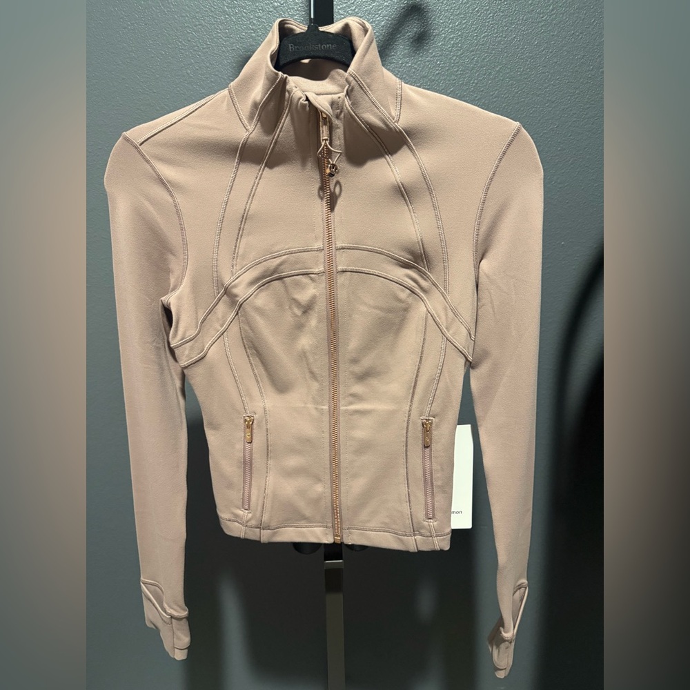 Lululemon Define Cropped Jacket - Twilight Rose / Rose Gold (Luon)*Sparkle - Picture 2 of 8